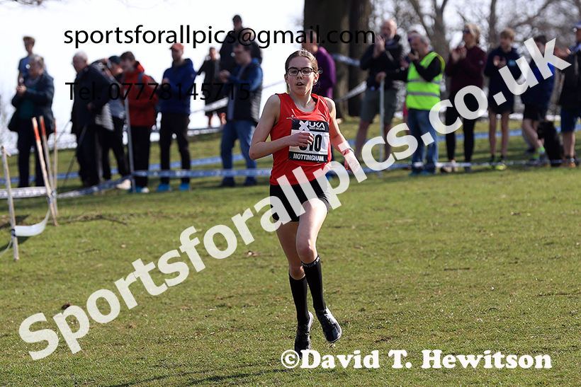 Girls under-13s 2025 UK CAU Inter Counties Cross Country Champs., Wollaton Park, Nottingham. Photo: David T. Hewitson/Sports for All Pics